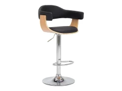 Outlet vidaxl Bancos de bar 2 pcs madeira curvada e couro artificial Preto