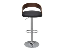 vidaxl Bancos de bar 2 pcs madeira curvada^ Banco