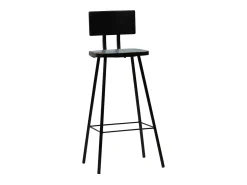 vidaxl Bancos de bar 4 pcs madeira recuperada maciça^ Banco