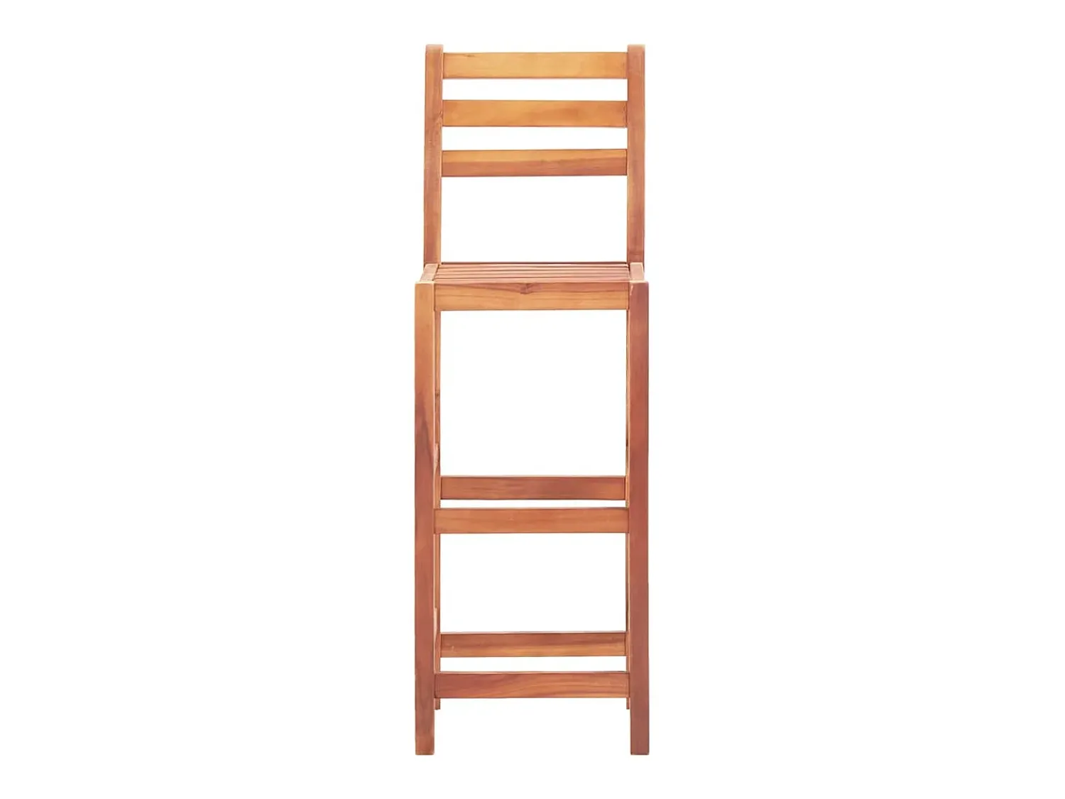 Sale vidaxl Bancos de bar 2 pcs madeira de acácia maciça Natural claro