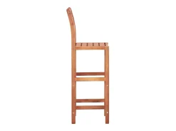 Sale vidaxl Bancos de bar 2 pcs madeira de acácia maciça Natural claro
