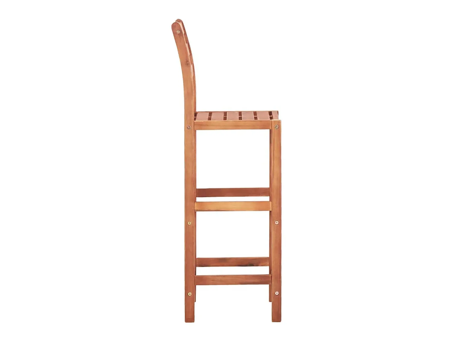 Sale vidaxl Bancos de bar 2 pcs madeira de acácia maciça Natural claro