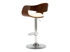 Online vidaxl Bancos de bar 2 pcs madeira curvada e couro artificial Creme