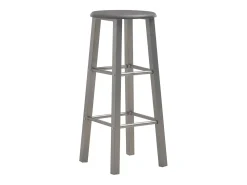 Banco|vidaxl Bancos de bar 2 pcs MDF antracite Cinza antracite