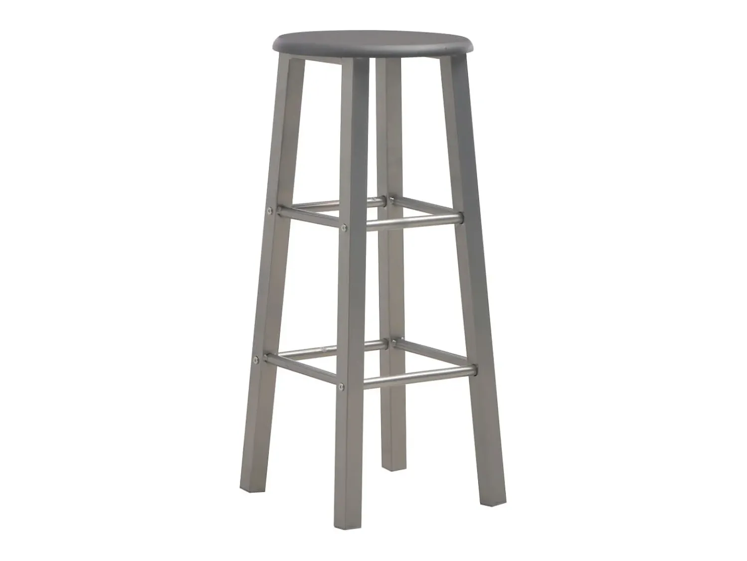 Banco|vidaxl Bancos de bar 2 pcs MDF antracite Cinza antracite