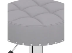 Discount vidaxl Bancos de bar 2 pcs tecido Cinzento