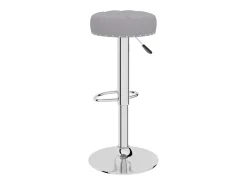 Discount vidaxl Bancos de bar 2 pcs tecido Cinzento