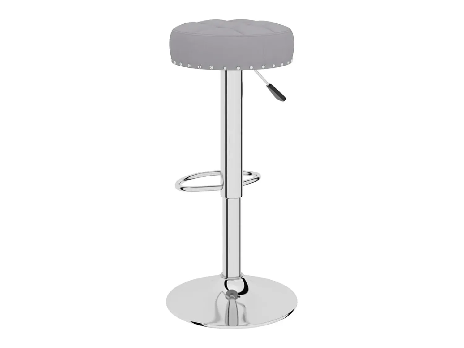 Discount vidaxl Bancos de bar 2 pcs tecido Cinzento