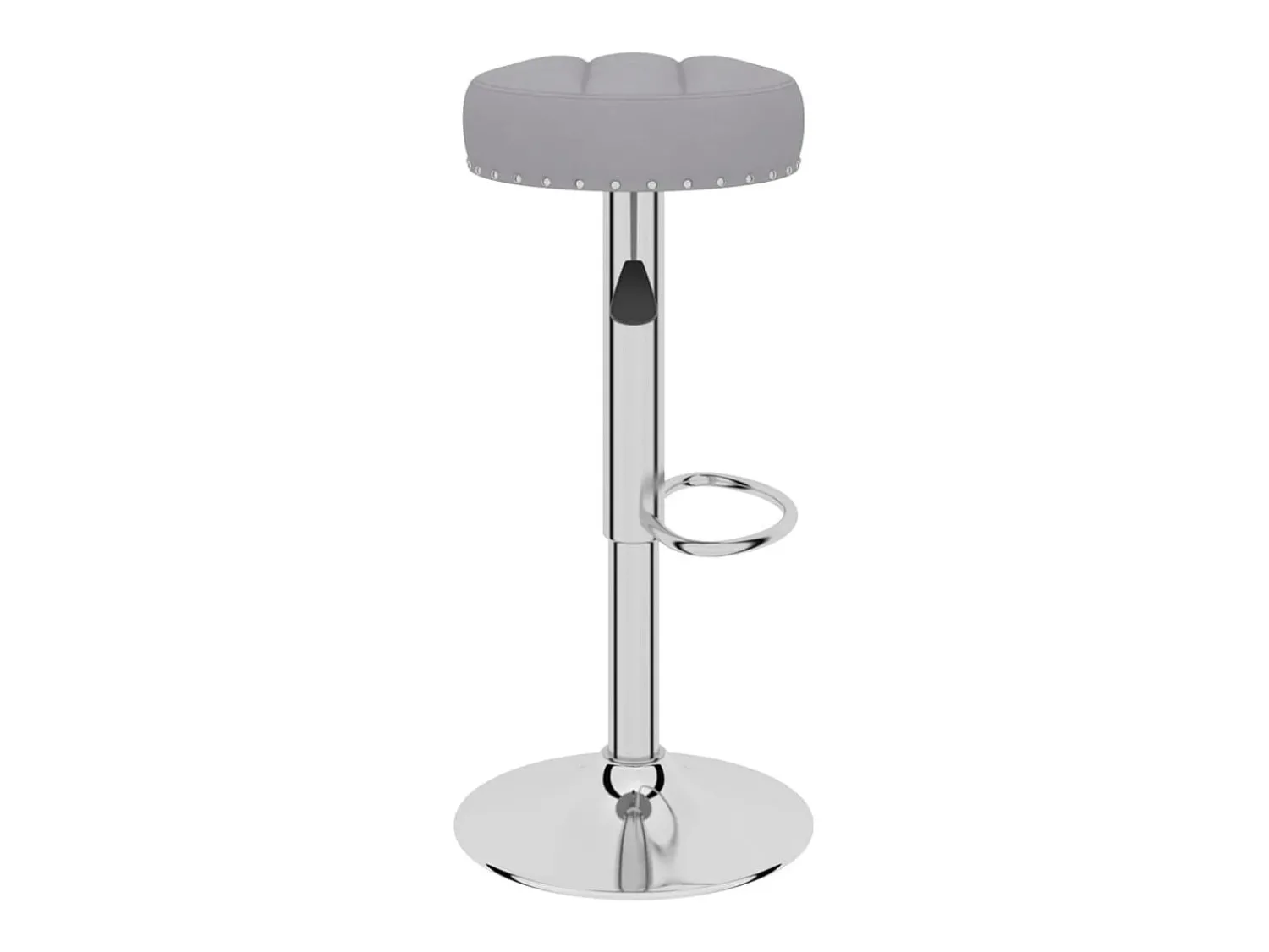 Discount vidaxl Bancos de bar 2 pcs tecido Cinzento