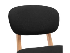 Banco|vidaxl Bancos de bar 2 pcs tecido Preto