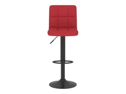 Banco*vidaxl Bancos de bar 2 pcs tecido tinto Vermelho