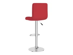 vidaxl Bancos de bar 2 pcs tecido tinto^ Banco