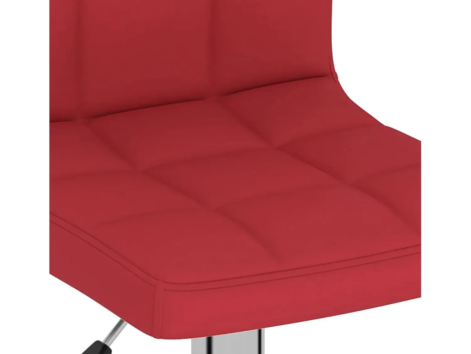 vidaxl Bancos de bar 2 pcs tecido tinto^ Banco