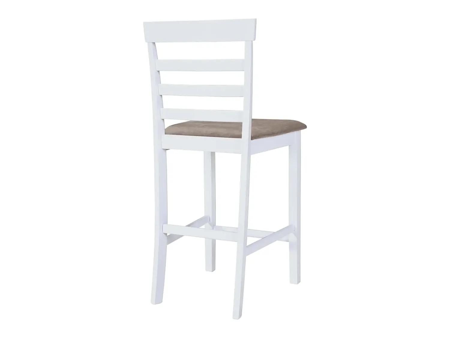 Hot vidaxl Bancos de bar 2 pcs tecido Branco