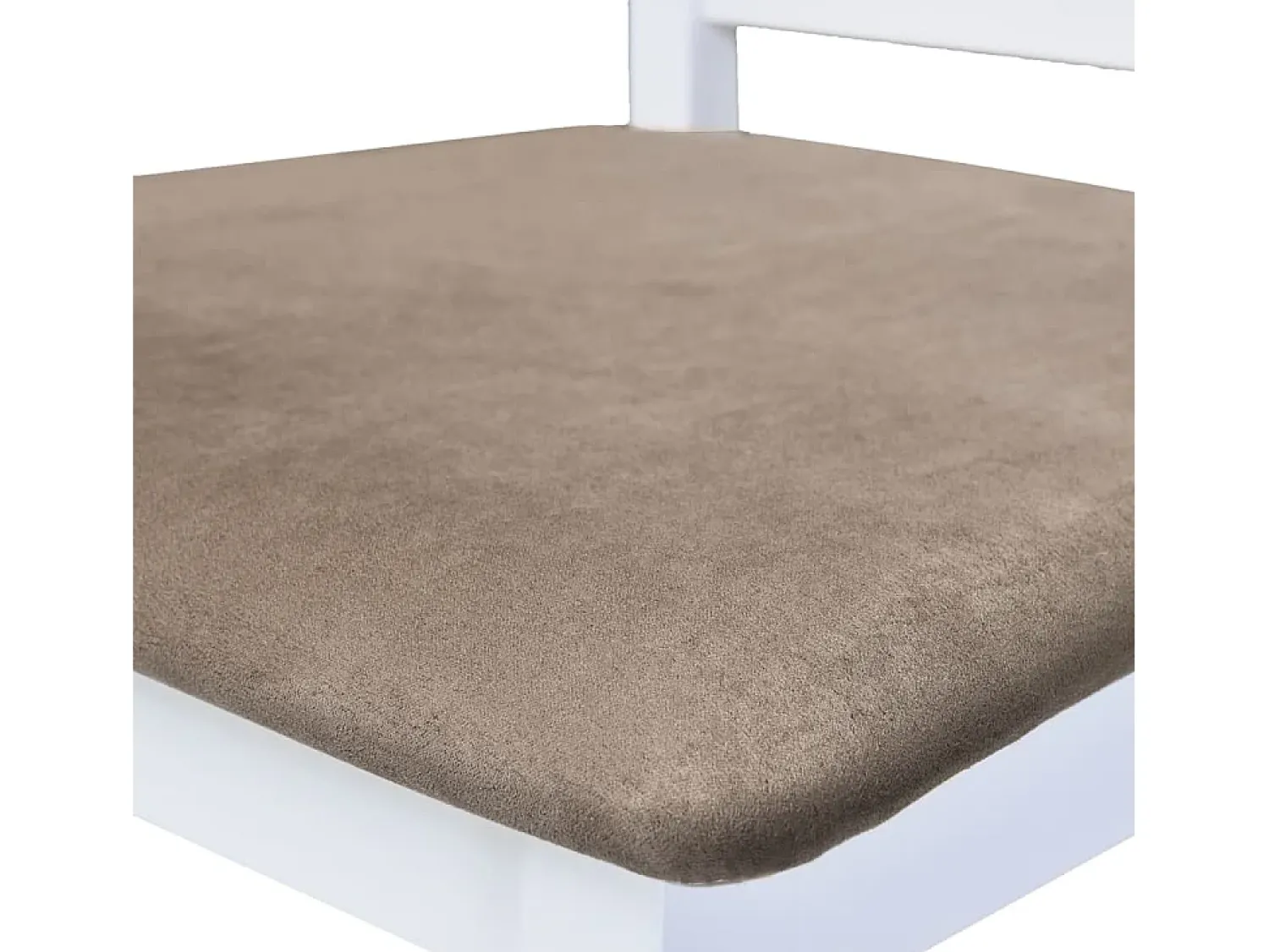 Hot vidaxl Bancos de bar 2 pcs tecido Branco