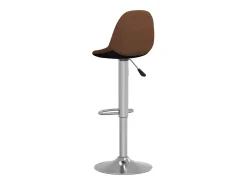 Banco|vidaxl Bancos de bar 2 pcs tecido Castanho