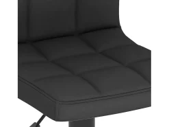Banco*vidaxl Bancos de bar 2 pcs tecido Preto