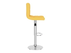 vidaxl Bancos de bar 2 pcs tecido mostarda^ Banco