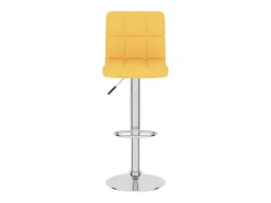 vidaxl Bancos de bar 2 pcs tecido mostarda^ Banco