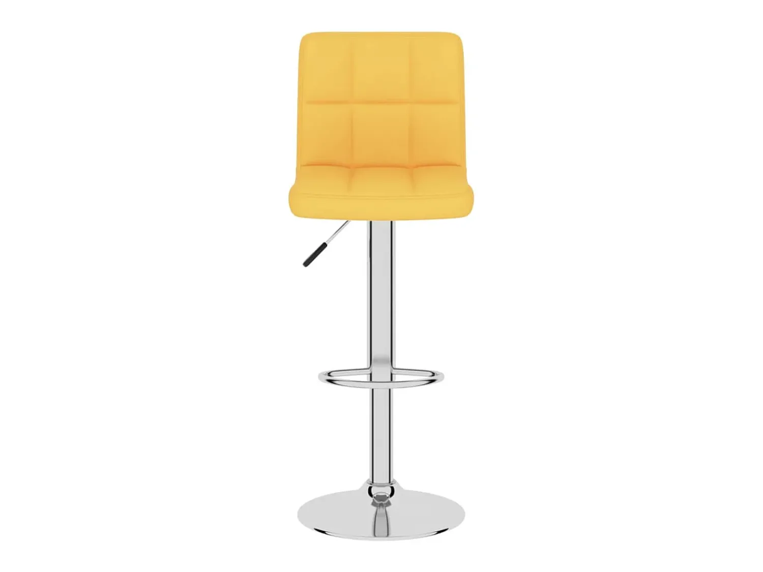 vidaxl Bancos de bar 2 pcs tecido mostarda^ Banco