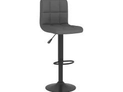 Bancos de bar 2 pcs tecido -escuro PT221509^ Banco
