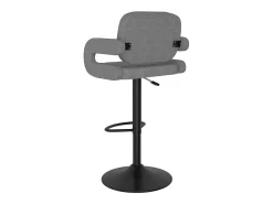 Banco*vidaxl Bancos de bar 2 pcs tecido -claro Cinzento