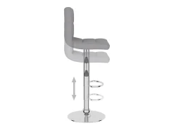 Outlet vidaxl Bancos de bar 2 pcs tecido -claro Cinzento