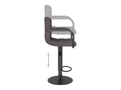Best vidaxl Bancos de bar 2 pcs tecido cinzento-acastanhado Taupe