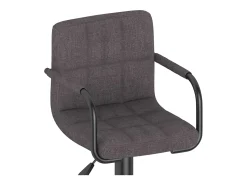 Best vidaxl Bancos de bar 2 pcs tecido cinzento-acastanhado Taupe