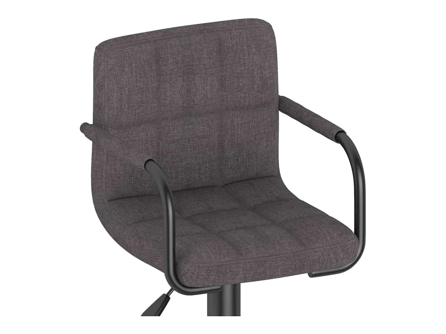 Best vidaxl Bancos de bar 2 pcs tecido cinzento-acastanhado Taupe