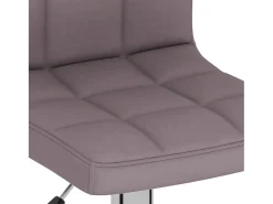 vidaxl Bancos de bar 2 pcs tecido cinzento-acastanhado^ Banco