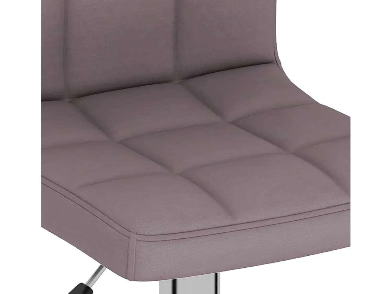vidaxl Bancos de bar 2 pcs tecido cinzento-acastanhado^ Banco