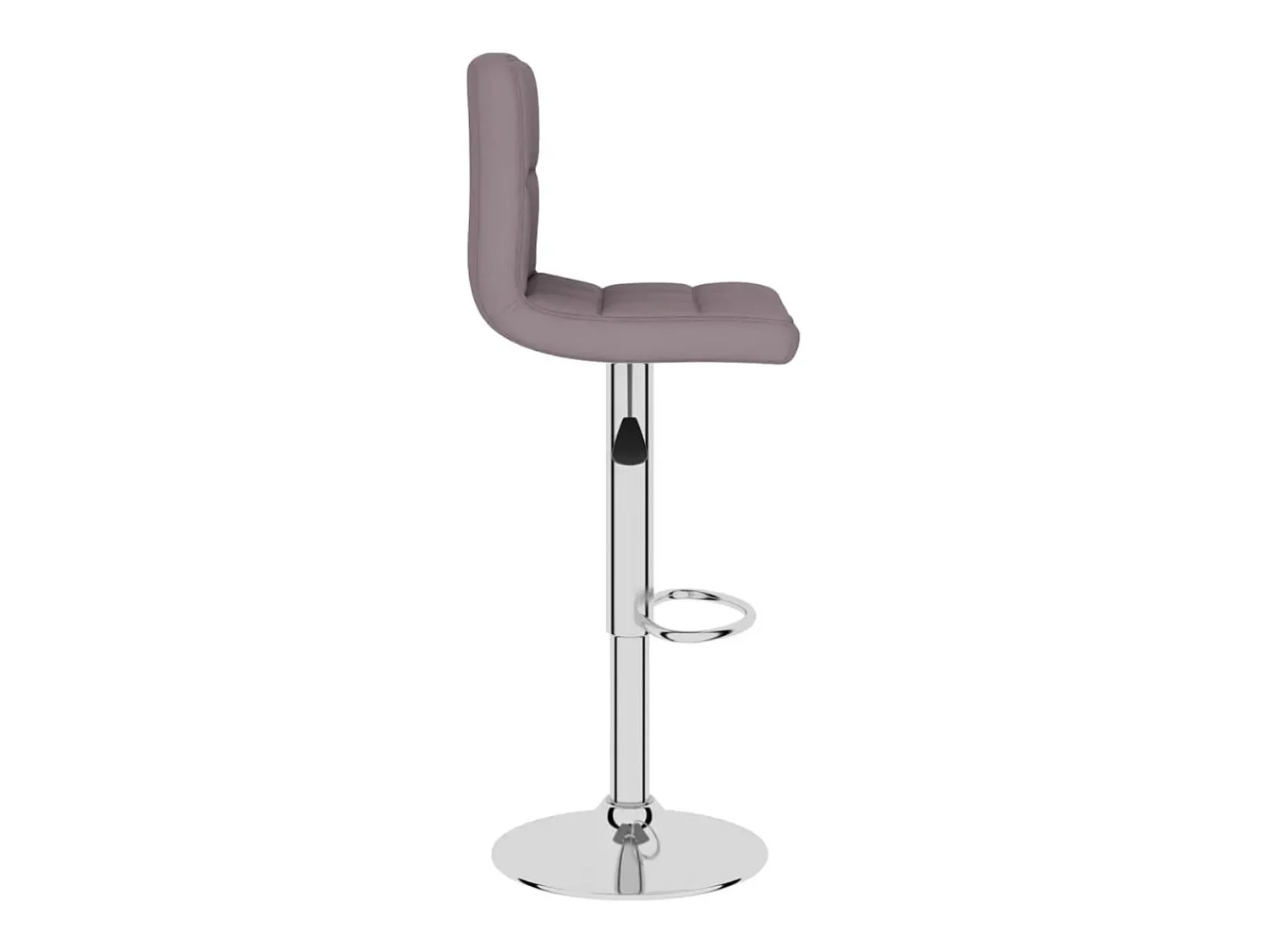 vidaxl Bancos de bar 2 pcs tecido cinzento-acastanhado^ Banco
