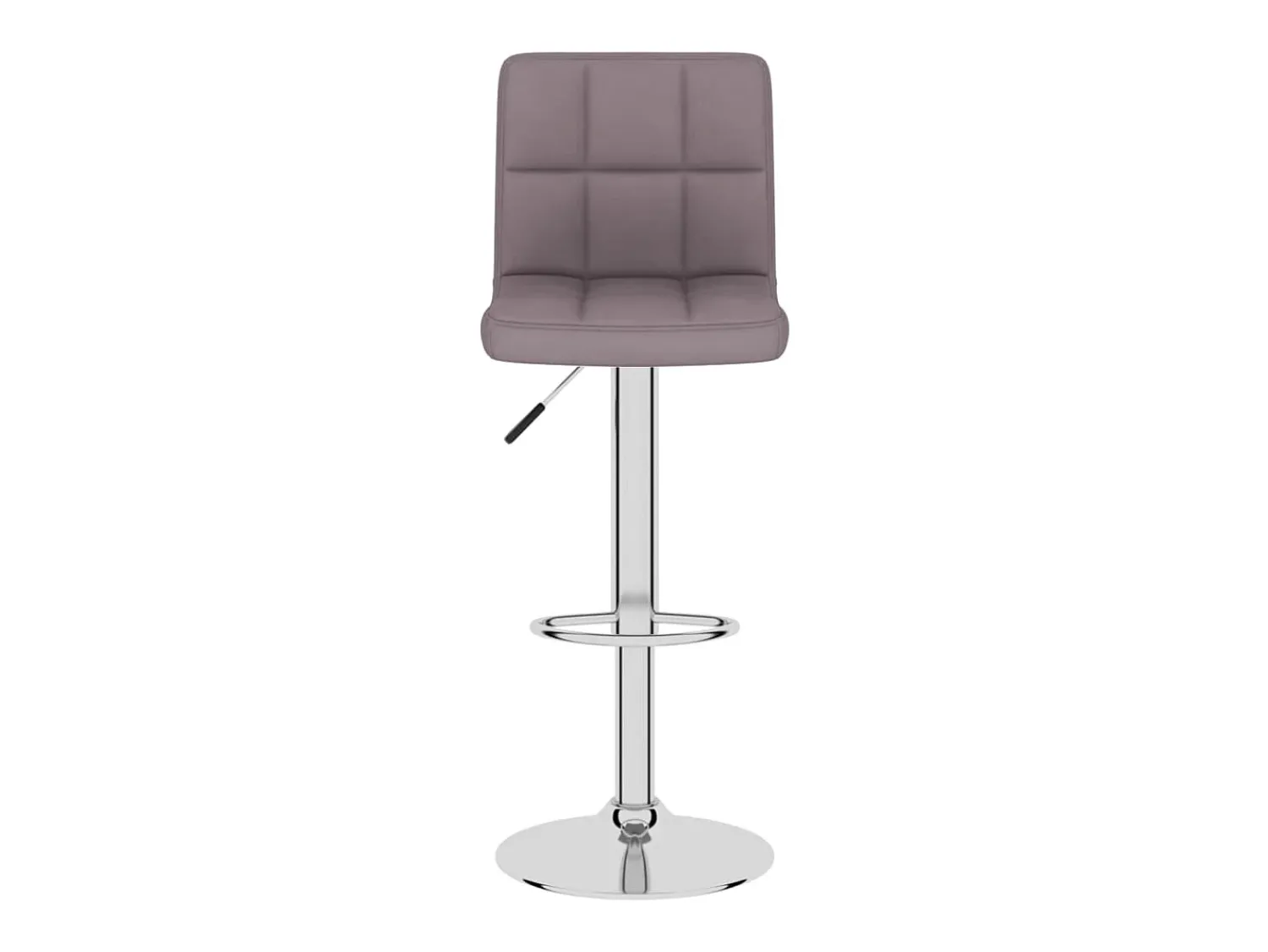 vidaxl Bancos de bar 2 pcs tecido cinzento-acastanhado^ Banco