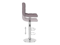 vidaxl Bancos de bar 2 pcs tecido cinzento-acastanhado^ Banco