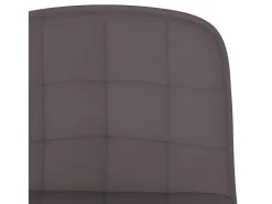Banco*vidaxl Bancos de bar 2 pcs tecido cinzento-acastanhado Taupe