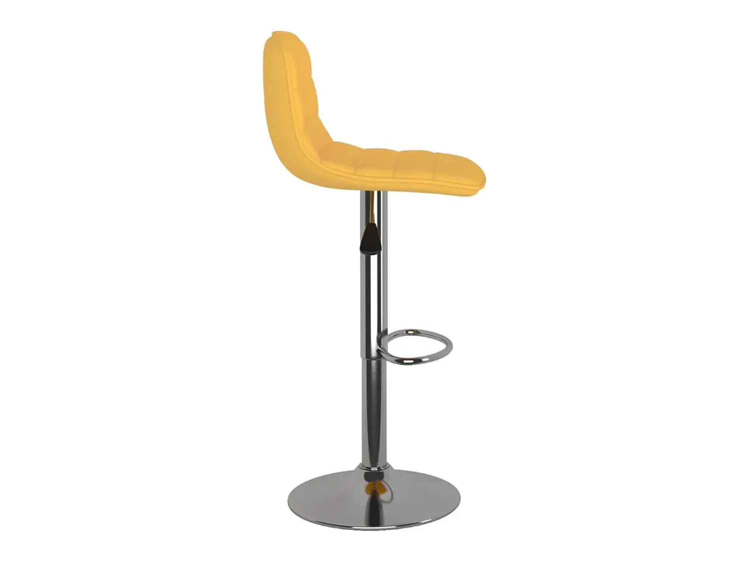 Online vidaxl Bancos de bar 2 pcs tecido Amarelo