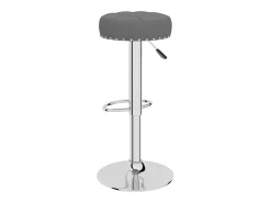 Banco|vidaxl Bancos de bar 2 pcs tecido -escuro Cinzento