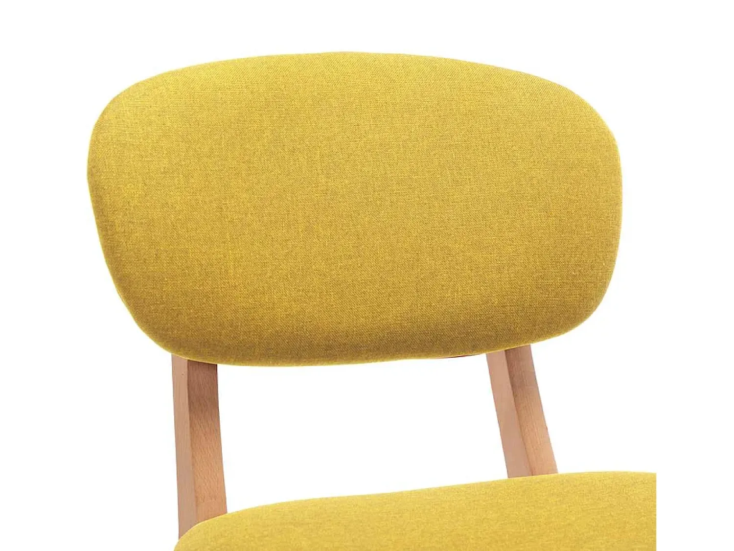 Clearance vidaxl Bancos de bar 2 pcs tecido mostarda Amarelo