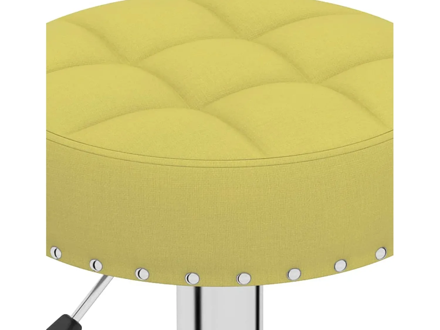 Banco*vidaxl Bancos de bar 2 pcs tecido Verde