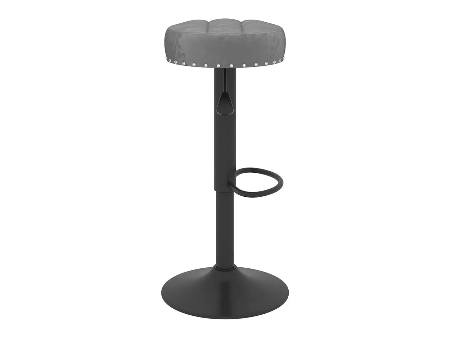vidaxl Bancos de bar 2 pcs veludo -escuro^ Banco