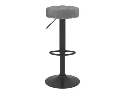 vidaxl Bancos de bar 2 pcs veludo -escuro^ Banco