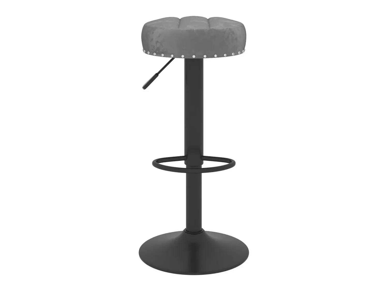 vidaxl Bancos de bar 2 pcs veludo -escuro^ Banco
