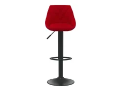 vidaxl Bancos de bar 2 pcs veludo tinto^ Banco