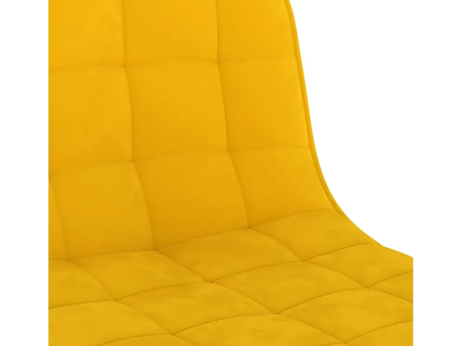 Banco|vidaxl Bancos de bar 2 pcs veludo Amarelo