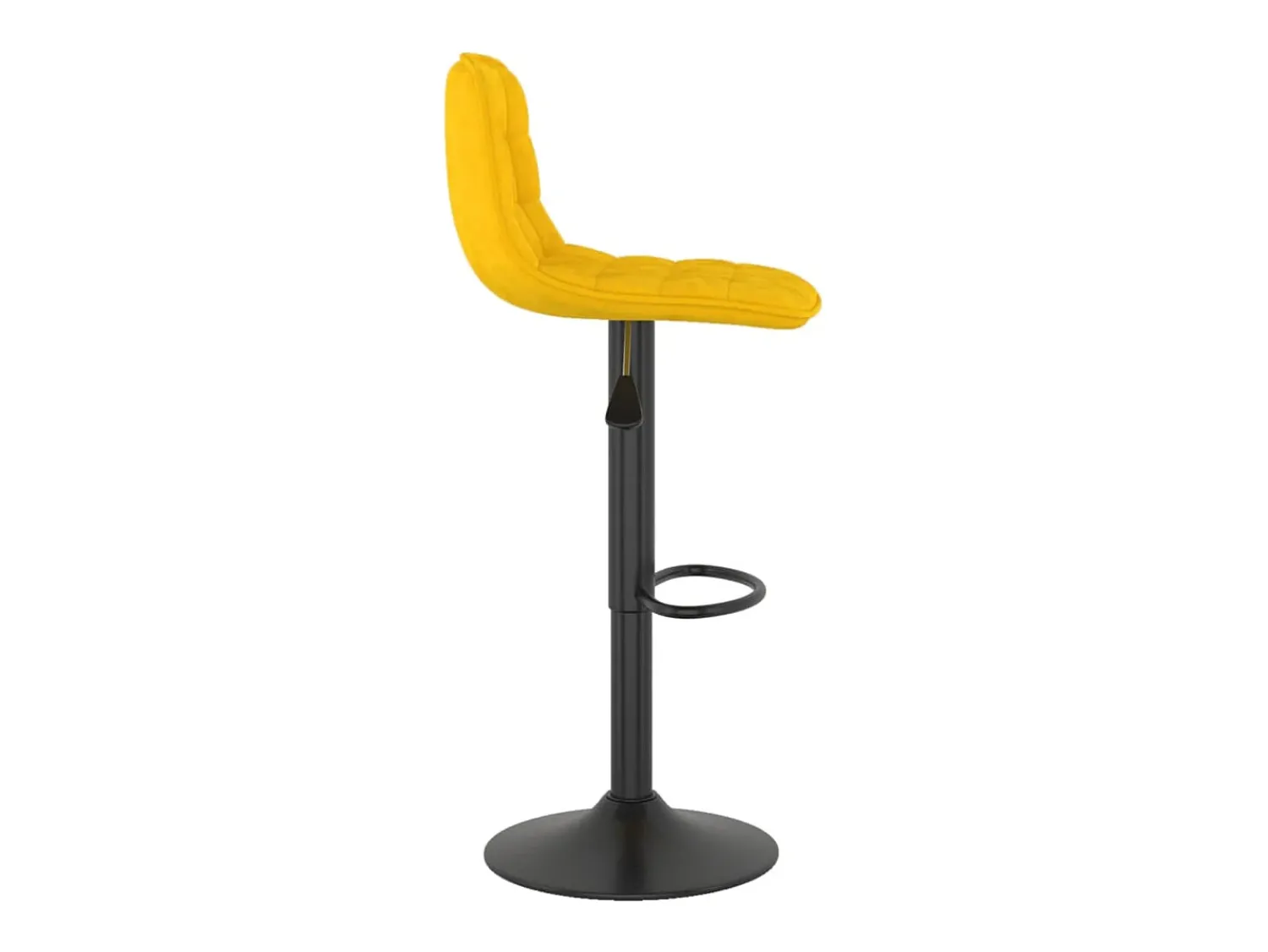 Banco|vidaxl Bancos de bar 2 pcs veludo Amarelo