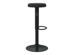 Banco*vidaxl Bancos de bar 2 pcs veludo Preto