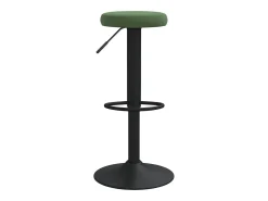 Banco*vidaxl Bancos de bar 2 pcs veludo -escuro Verde