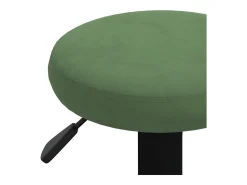 Banco*vidaxl Bancos de bar 2 pcs veludo -escuro Verde