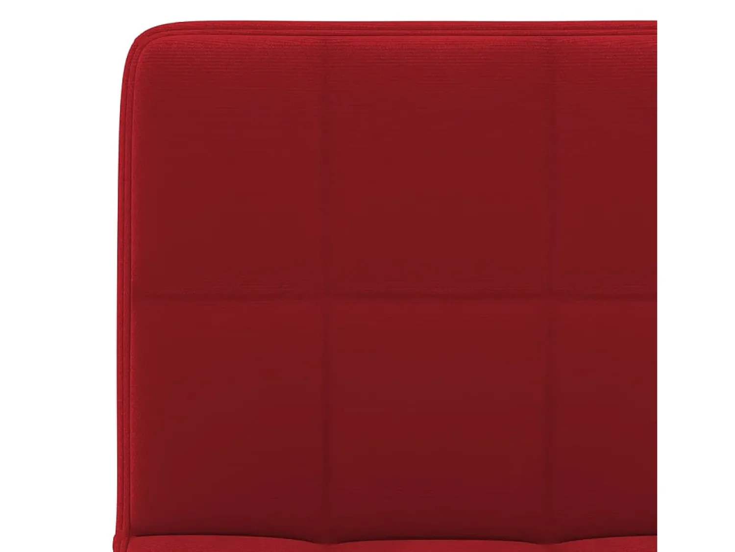 Banco*vidaxl Bancos de bar 2 pcs veludo tinto Vermelho